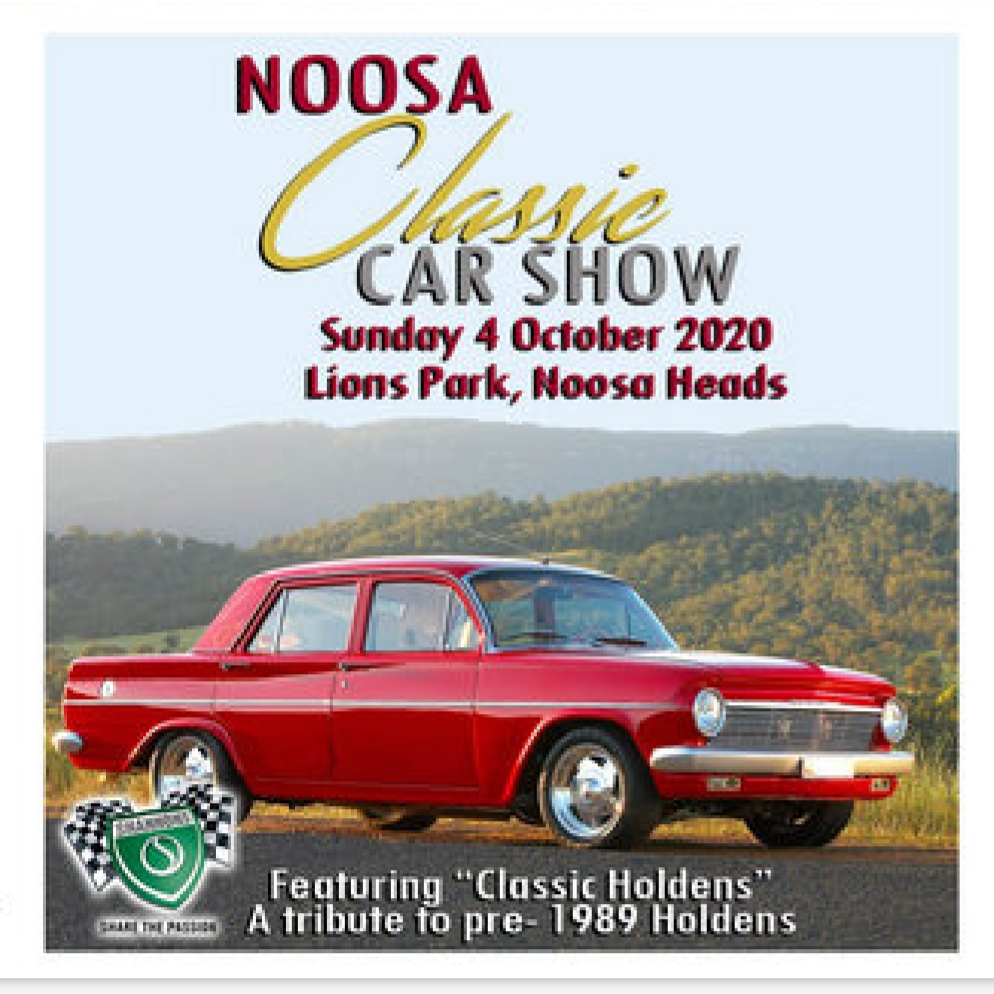 Noosa Classic Car Show Flyer