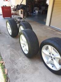 Set of XK8 Wheel and Tyres