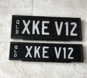 Jaguar E-Type Number Plates