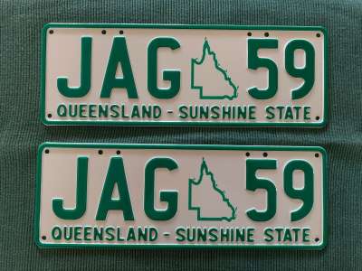 1959 Jaguar Plates for Sale