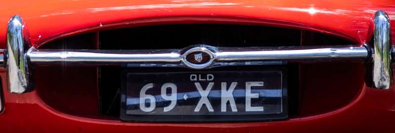 EOI E type number plates &amp; roll cage.