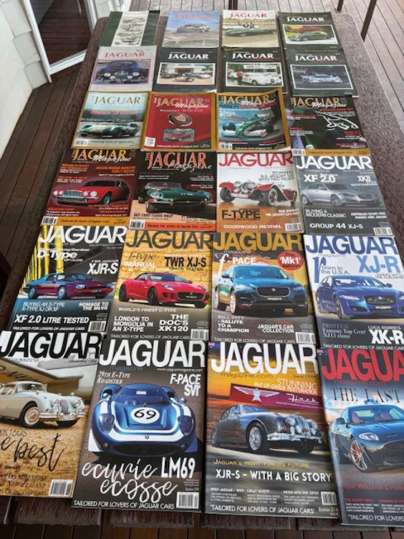 Complete set of Jaguar Drivers Magazines