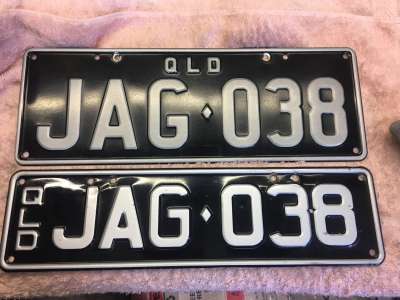 Classic Style Number Plates