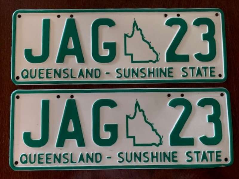 JAG 23 Personalised Plates