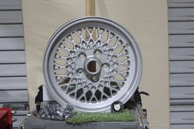 4 off 16x7 inch Lattice Wheels New Old Stock