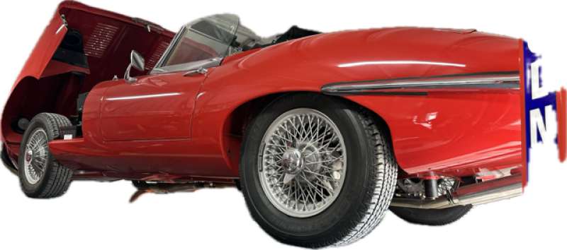 Set of 4 Series1 E-Type Spoke Wheels with tyres