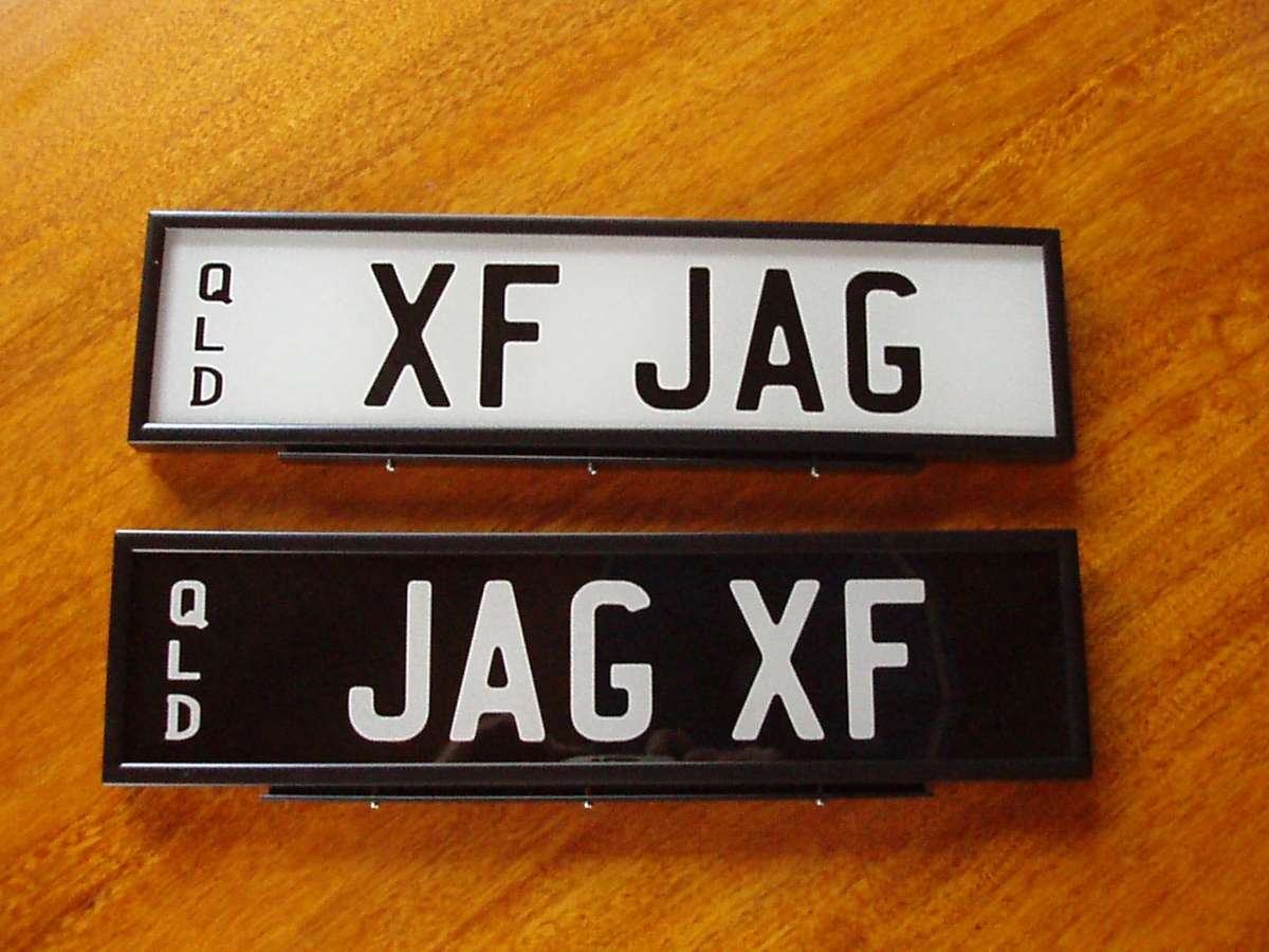 Jaguar Drivers Club QLD - Jaguar XF Number Plates